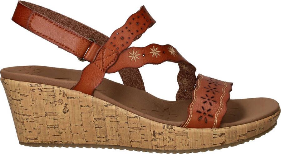 Skechers Cherished Aura Sleehakken Dames Cognac