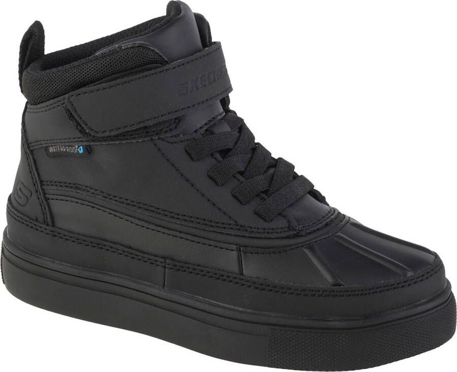 Skechers City Point Merlox 405624L-BBK voor een jongen Zwart Sneakers Laarzen