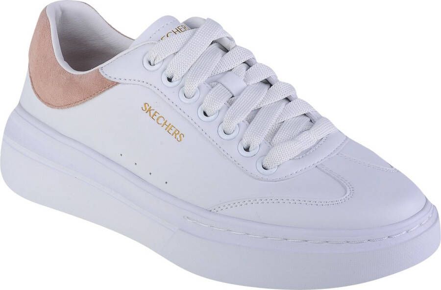 Skechers Cordova Classi Best Behavior 185060-WPK Vrouwen Wit Sneakers