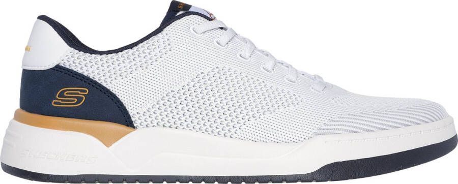 Skechers 210793 WHT instapper met elastieken veter zonder lussen