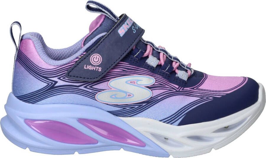 Skechers Cosmic Glow Meisjes Sneakers Navy