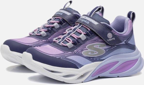 Skechers Cosmic Glow Meisjes Sneakers Navy