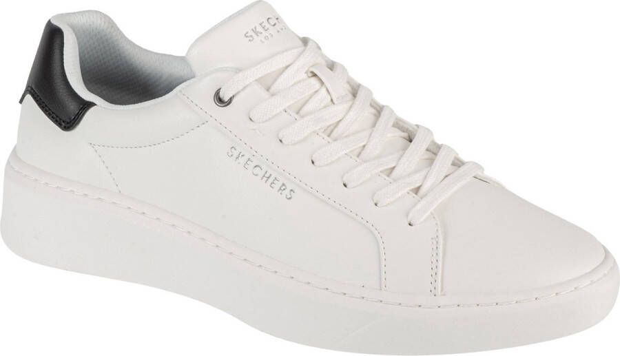 Skechers Court Break Suit Sneaker 183175-WHT Mannen Wit Sneakers