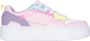 Skechers Court High Classic Crush Meisjes Sneakers Roze Multicolour - Thumbnail 2