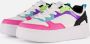 Skechers Court High sneakers wit roze zwart Meisjes Imitatieleer Meerkleurig 30 - Thumbnail 2