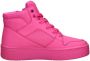 Skechers Court High Color Voltage Sneakers Hoog fuchsia - Thumbnail 1