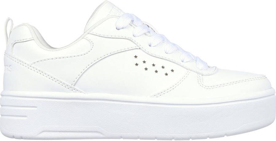 Skechers Court High Color Zone Sneakers Wit