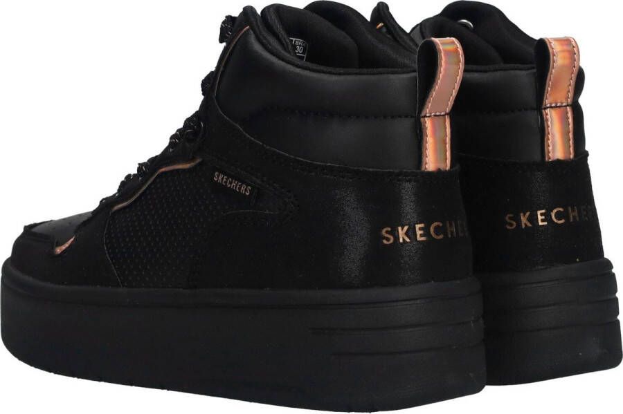 Skechers Court High Veterboot Meisjes Zwart multi