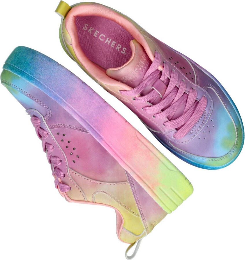Skechers Court High Electric Remix Meisjes Sneakers Multicolour - Foto 5