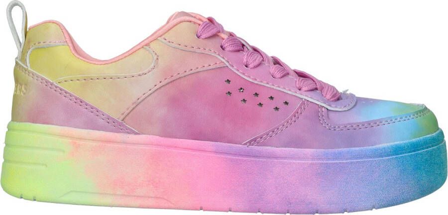 Skechers Court High Electric Remix Meisjes Sneakers Multicolour - Foto 2