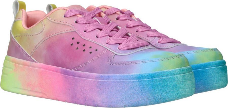 Skechers Court High Watercolor Sneaker Meisjes Multi