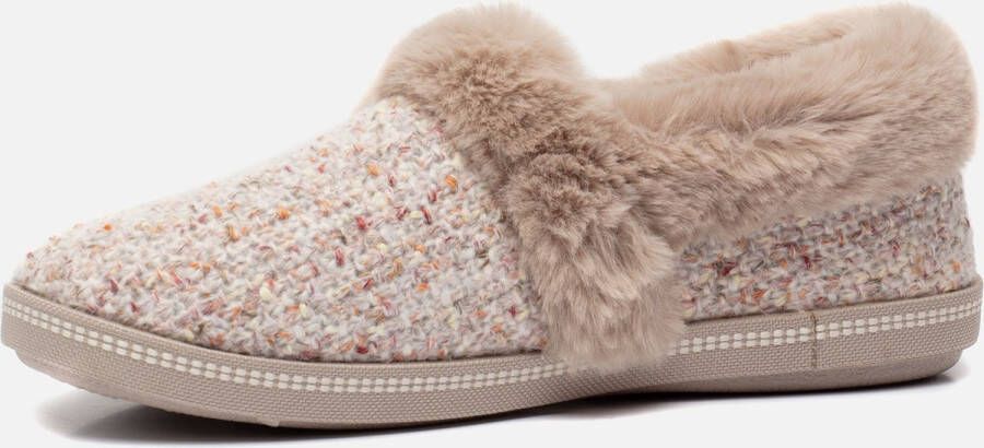 Skechers Cozy Campfire dames pantoffel Taupe