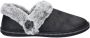 Skechers Cozy Campfire dames pantoffel Zwart - Thumbnail 1