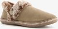 Skechers Cozy Campfire gevoerde dames pantoffels Beige Maat Extra comfort Memory Foam38 - Bruin