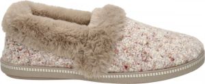 Skechers Cozy Campfire pantoffels taupe Dames