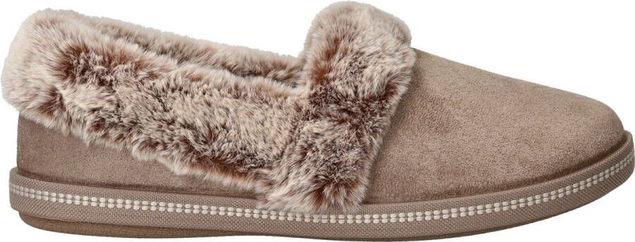 Skechers Cozy Campfire Team Toasty Dames Sloffen Taupe