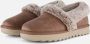 Skechers Cozy Up Pantoffels taupe Suede Dames - Thumbnail 6