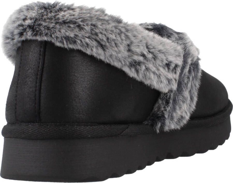 Skechers Cozy Up gevoerde dames pantoffels zwart Extra comfort Memory Foam - Foto 2
