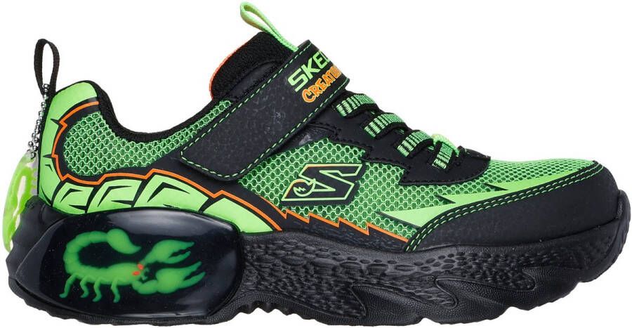 Skechers Creature-Crawlers Jongens Sneakers Zwart