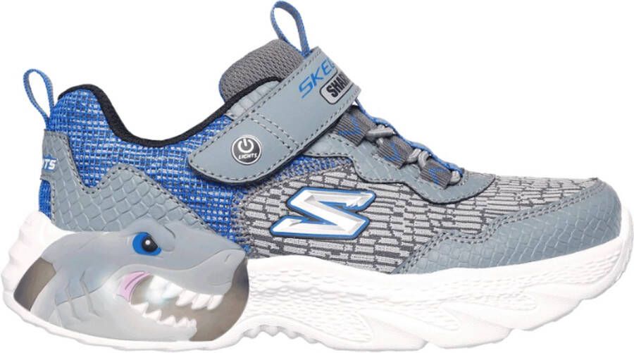 Skechers Creature-Lights Jongens Sneakers Grijs;Blauw