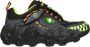 Skechers Creature-Splash Jongens Sandalen Zwart Lime - Thumbnail 2