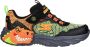 Skechers S-Slights Creature of Splash sandalen met lampjes zwart oranje Jongens Imitatieleer 28 - Thumbnail 5