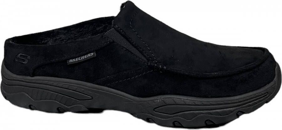 Skechers 204402 BLK heren pantoffel (open hiel) zwart - Foto 3