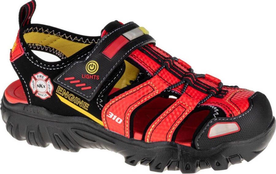 Skechers Damager III Sandal 400072L-BKRD Kinderen Rood sportsandalen