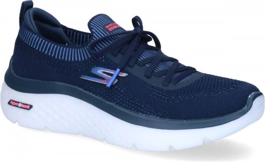 Skechers Dames Go Walk Hyper Burst Navy BLAUW