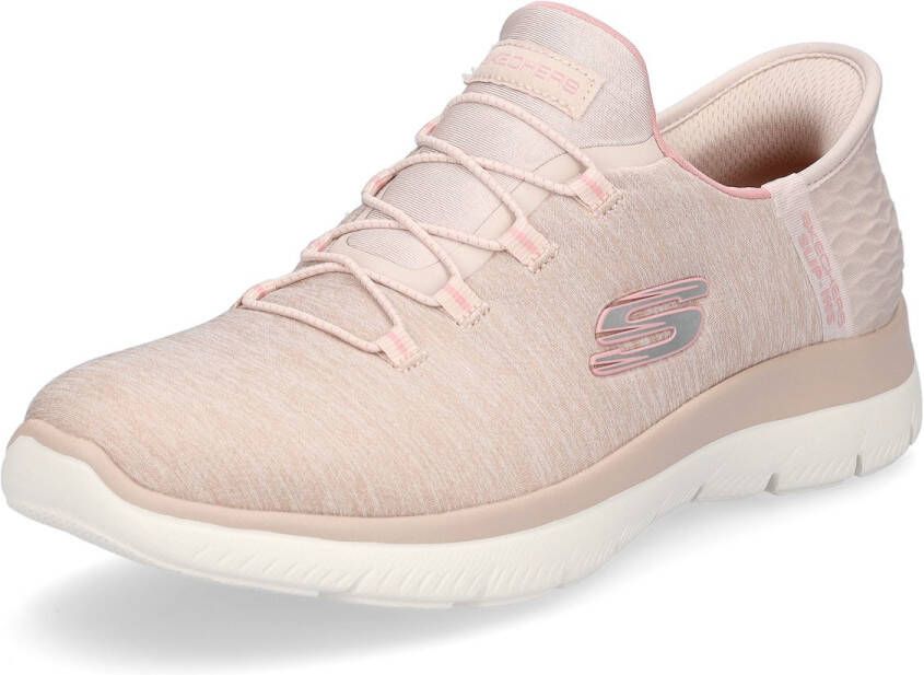 Skechers Instappers SUMMITS DAZZLING HAZE Slip-ins sneaker vrijetijdsschoen met subtiele contrastdetails
