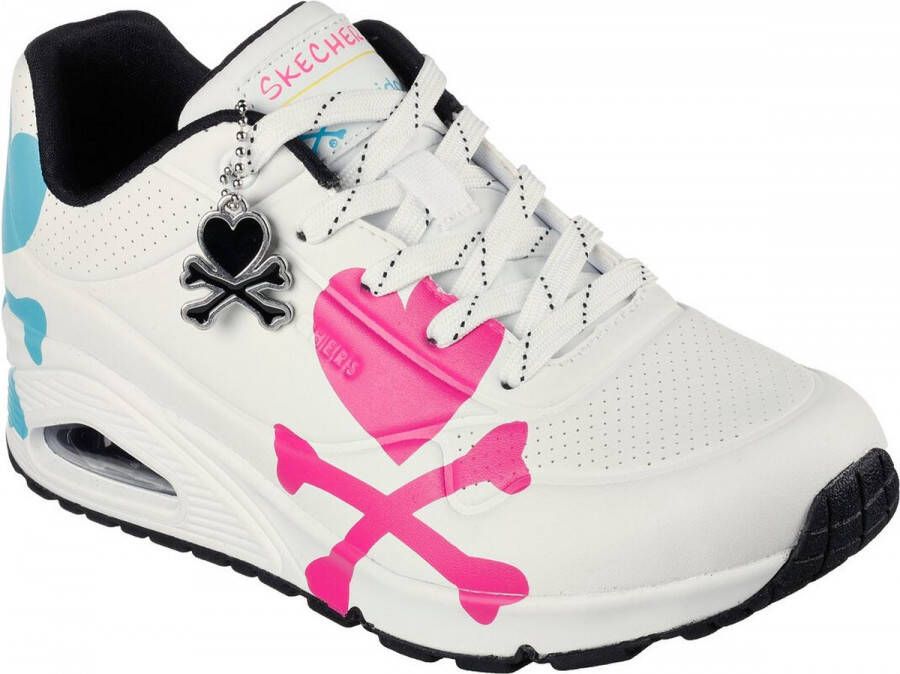 Skechers Dames schoenen 155227 UNO CROSSING HEARTS Wit