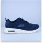 Skechers Skech-Air Court Slick Avenu Dames Sneakers Donkerblauw - Thumbnail 1