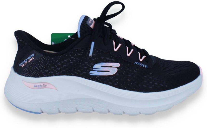 Skechers Dames Sneaker Arch Fit 2.0-fresh Pace Zwart