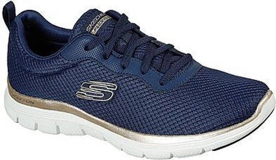 Skechers Dames Sneaker Flex Appeal 4.0 Brilliant View 149303 NVGD Blauw