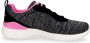 Skechers skech air dynamight hardloopschoenen zwart roze dames - Thumbnail 1
