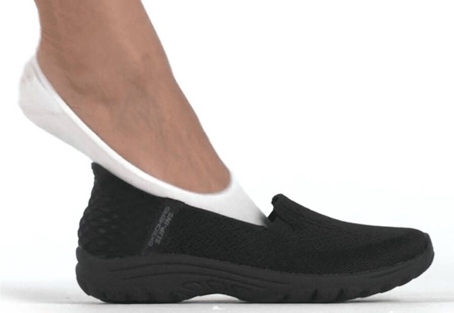 Skechers Slip-on sneakers REGGAE FEST 2.0-GUIDING LIGHT Instapschoenen slippers vrijetijdsschoenen met gepolsterde schacht
