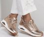 Skechers Sneakers Uno Metallixs Wedge sneakers plateausneakers veterschoenen met Skech-Air - Thumbnail 7