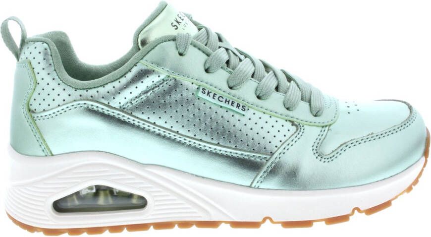 Skechers Sneakers Uno Metallixs sleesneaker plateausneaker veterschoen lage schoen in metallic-look