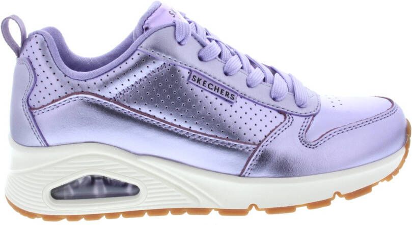 Skechers Sneakers Uno Metallixs sleesneaker plateausneaker veterschoen lage schoen in metallic-look