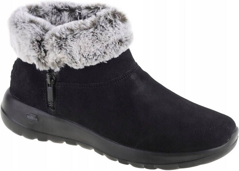 Skechers Dames Suede Winterlaarzen Waterdichte Zwarte
