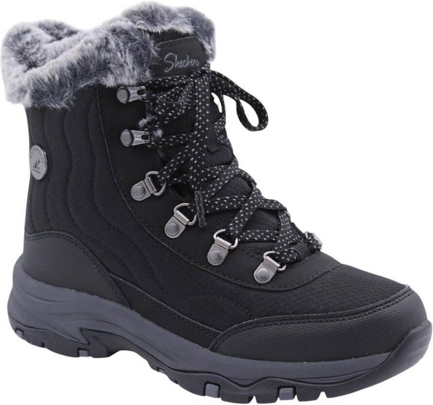 Skechers Dames Trego Stormie Winterlaarzen Boots 167893 BBK Zwart