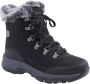 Skechers Dames Trego Stormie Winterlaarzen Boots 167893 BBK Zwart - Thumbnail 1