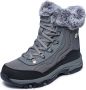 Skechers Dames Trego Stormie Winterlaarzen Boots 167893 CCL Charcoal - Thumbnail 1