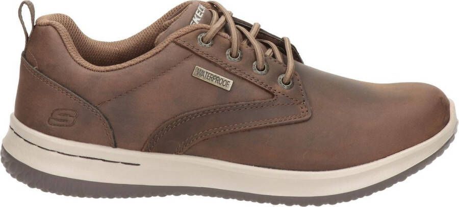 Skechers Delson Antigo veterschoenen bruin