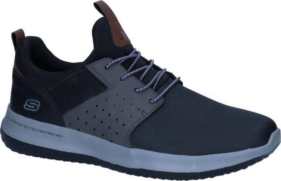 Skechers Delson Camben leren heren sneakers - Foto 2