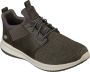 Skechers Delson Camben Heren Veterschoenen Groen - Thumbnail 5