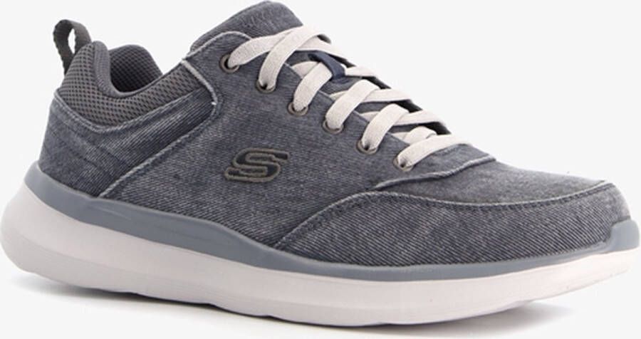 Skechers Delson 2.0 Sneakers blauw Textiel