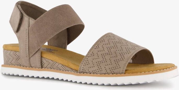 Skechers Desert Kiss Dames Sandalen Taupe