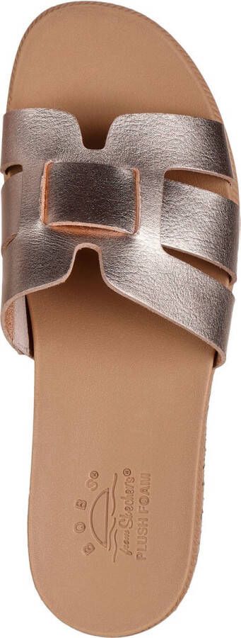 Skechers Desert Kiss Low Peak Look Dames Slippers Goud
