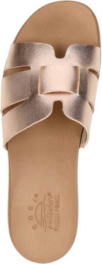 Skechers Desert Kiss Low Peak Look Dames Slippers Goud